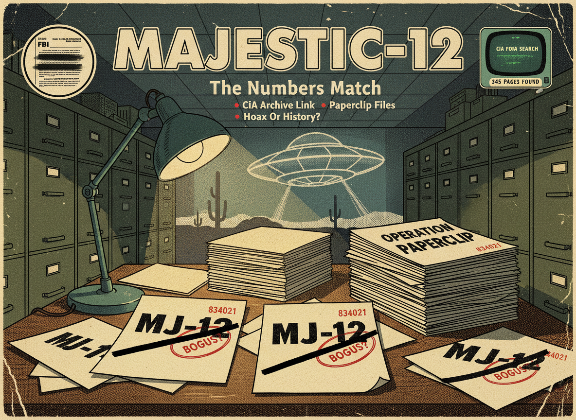 The MJ-12 Documents Just Got Harder to Dismiss — And Nobody in Washington Is Saying a Word About It