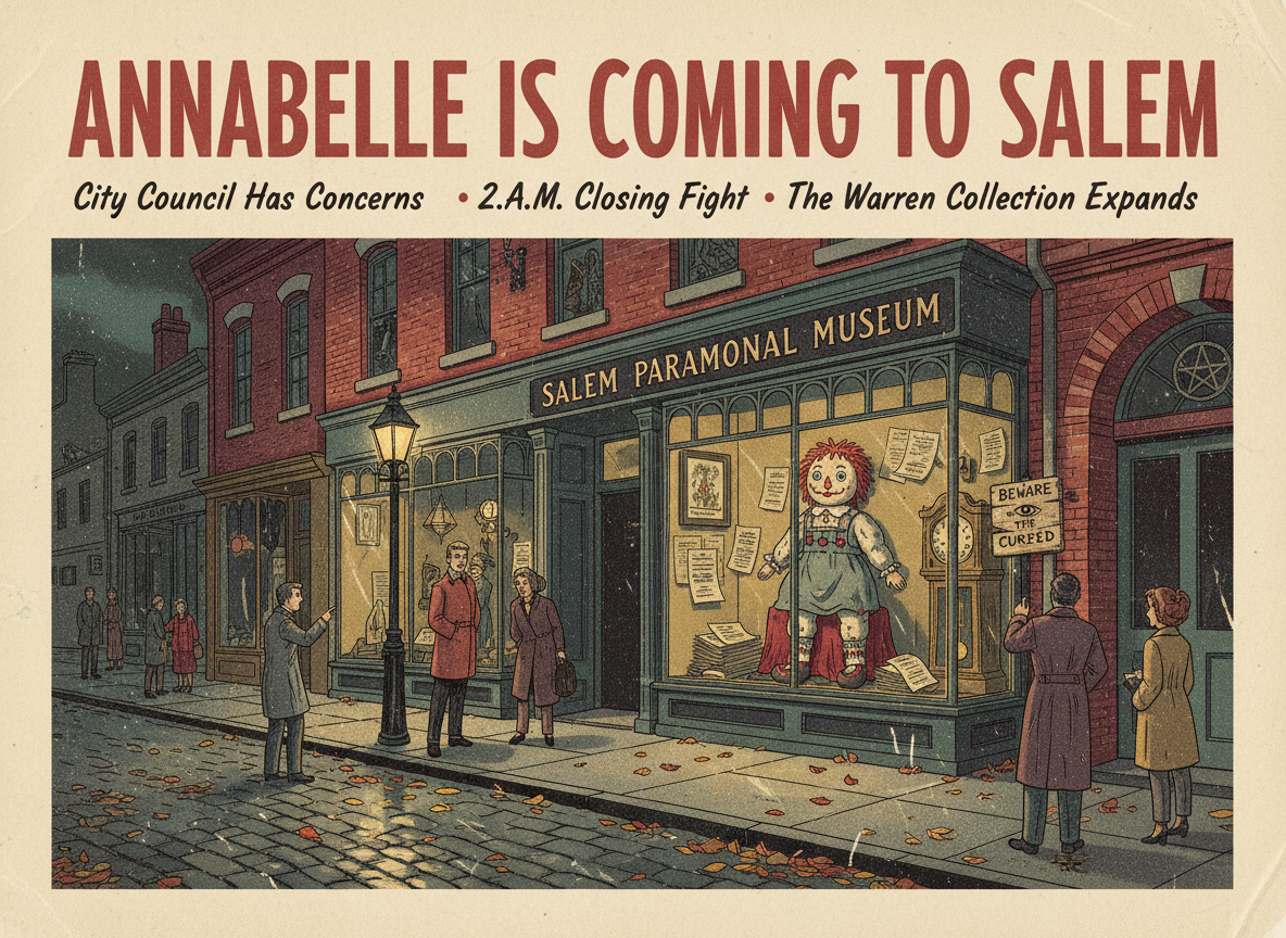 The Annabelle Doll Is Coming to Salem. The City Council Has Concerns.