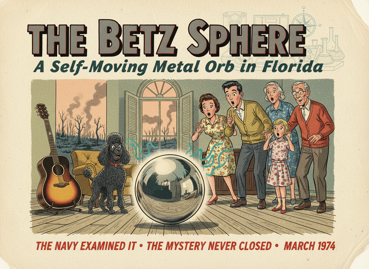 The Betz Sphere: A Florida Family Found a Self-Moving Metal Orb in 1974. The Navy Examined It. The Mystery Never Closed.