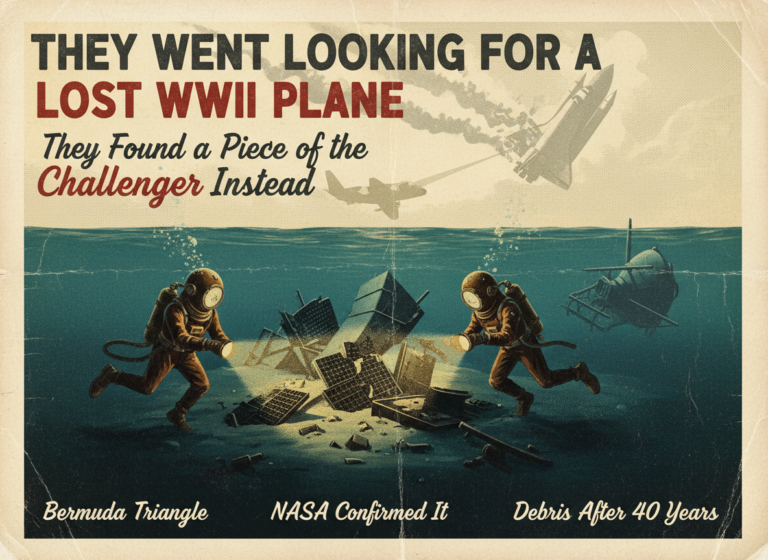 They Went Looking for a Lost WWII Plane in the Bermuda Triangle. They Found a Piece of the Challenger Instead.