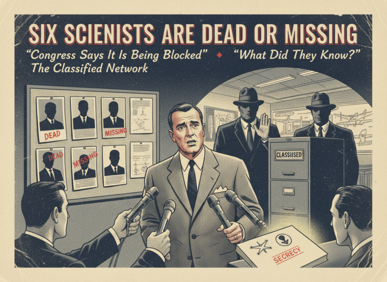 Six Scientists Tied to the Same Classified Network Are Now Dead or Missing. Congress Says It Is Being Blocked.