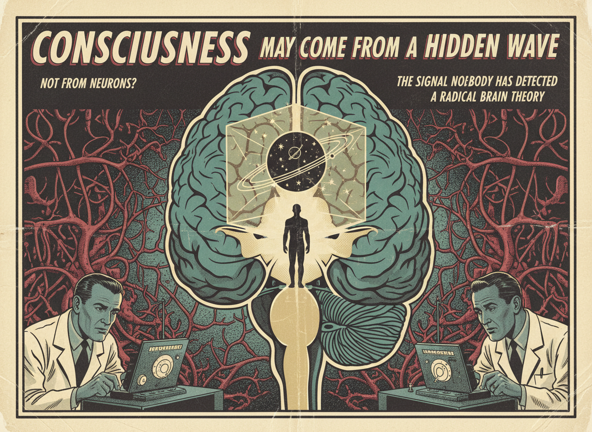 A New Theory Says Consciousness Is Not Produced by Neurons. It Comes from a Hidden Wave in the Brain That Has Never Been Detected.