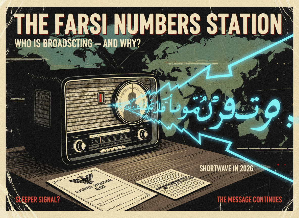Someone Is Broadcasting Coded Numbers in Farsi Over Shortwave Radio — And Nobody Can Agree Who or Why