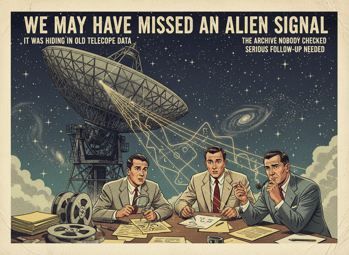 Scientists May Have Found a Signal From an Alien Civilization. The Problem Is It Came From a Telescope We Forgot About.