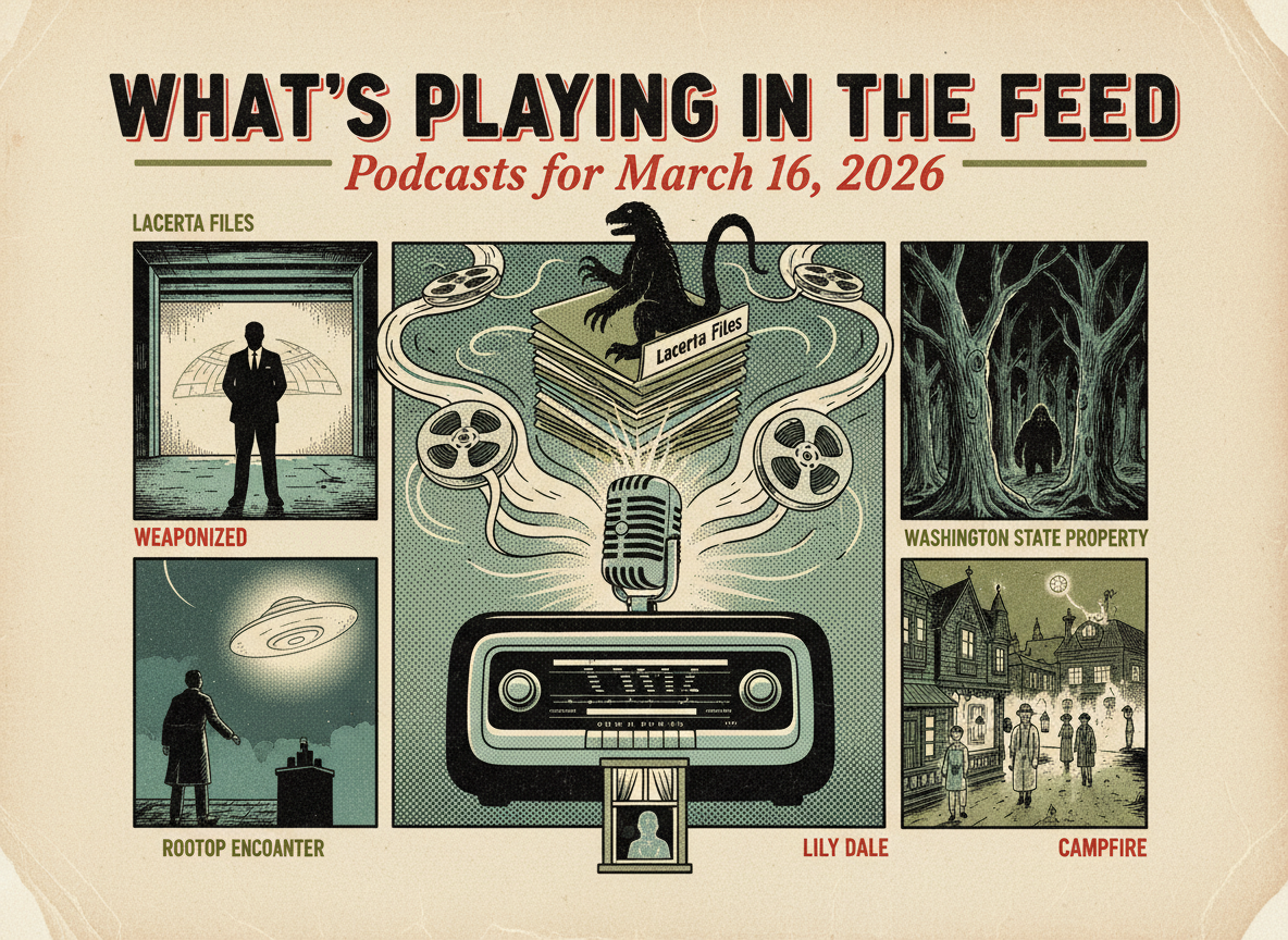 What’s Playing in the Feed — Podcasts for March 16, 2026