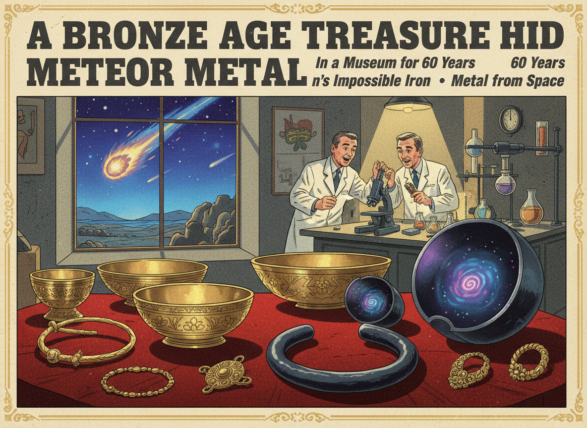 A Bronze Age Spanish Treasure Sat in a Museum for 60 Years. Two Pieces of It Were Made from a Meteorite. Nobody Knew.