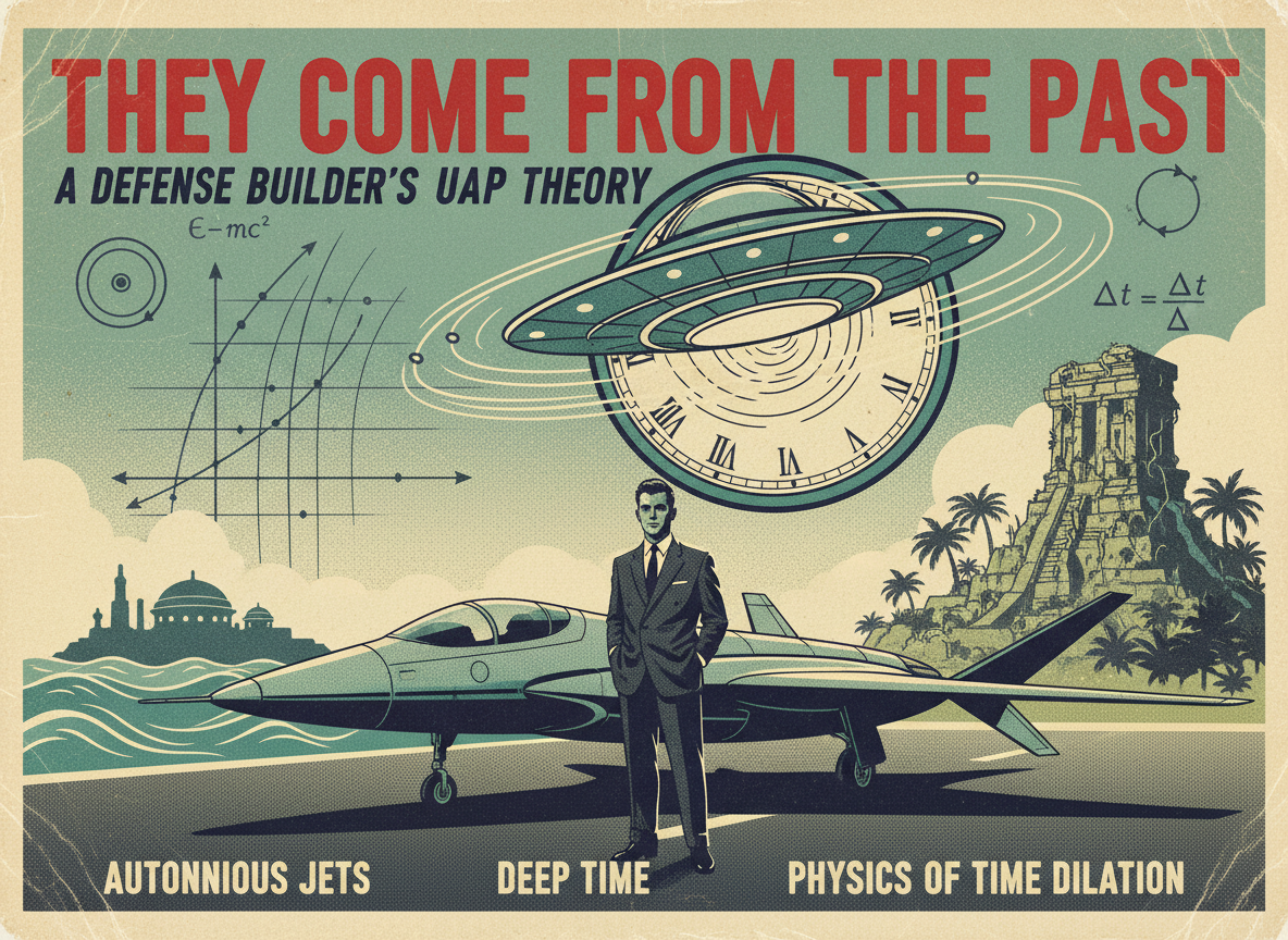 The Man Who Builds Autonomous Fighter Jets Says UFOs Probably Come From the Past — and He’s Thought About the Physics
