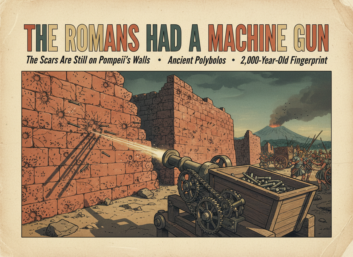 The Romans Had a Machine Gun. The Scars It Left Are Still on Pompeii’s Walls.