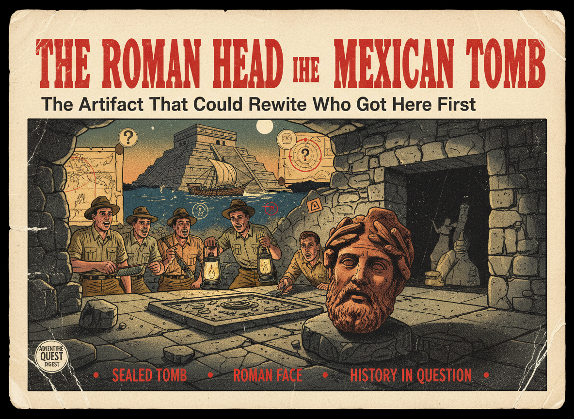 The Roman Head in the Mexican Tomb: The Artifact That Could Rewrite Who Got Here First