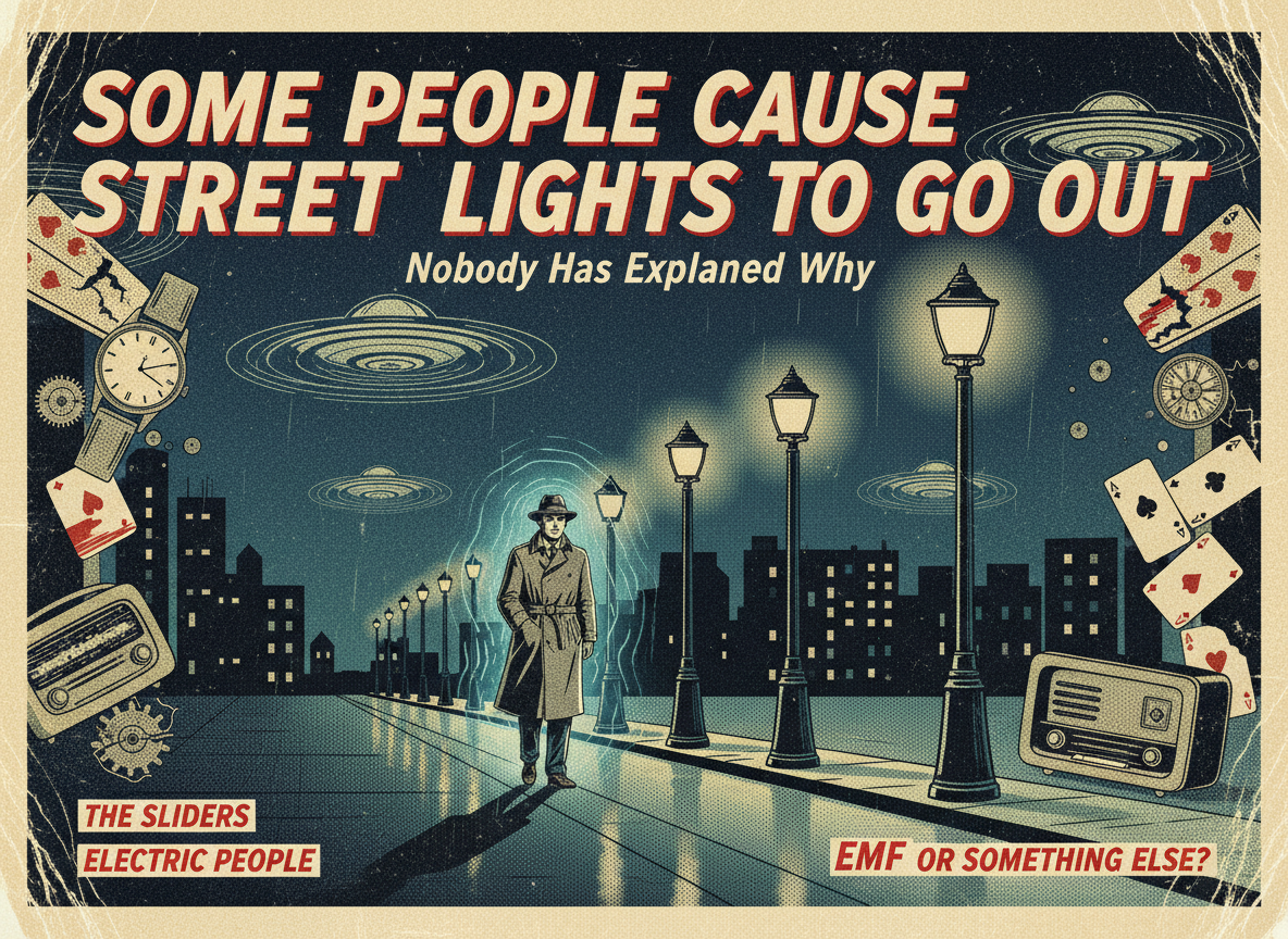 Some People Cause Street Lights to Go Out When They Walk Past Them. Nobody Has Explained Why.