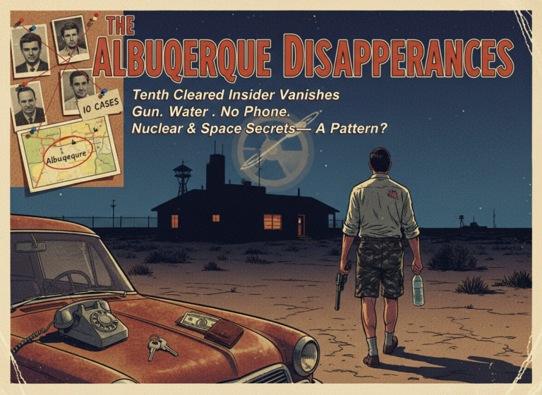 A Tenth Person With Ties to America's Nuclear and Space Secrets Has Vanished From Albuquerque. He Walked Out With a Gun and a Bottle of Water.