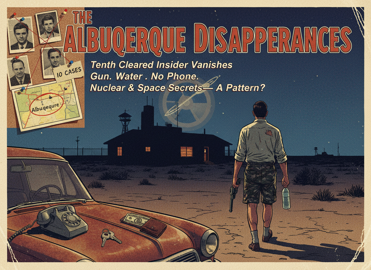 A Tenth Person With Ties to America’s Nuclear and Space Secrets Has Vanished From Albuquerque. He Walked Out With a Gun and a Bottle of Water.