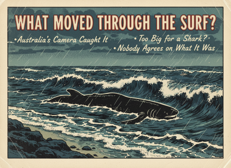 A Surf Cam in Western Australia Caught Something Large Moving Through the Water. Nobody Agrees on What It Is.