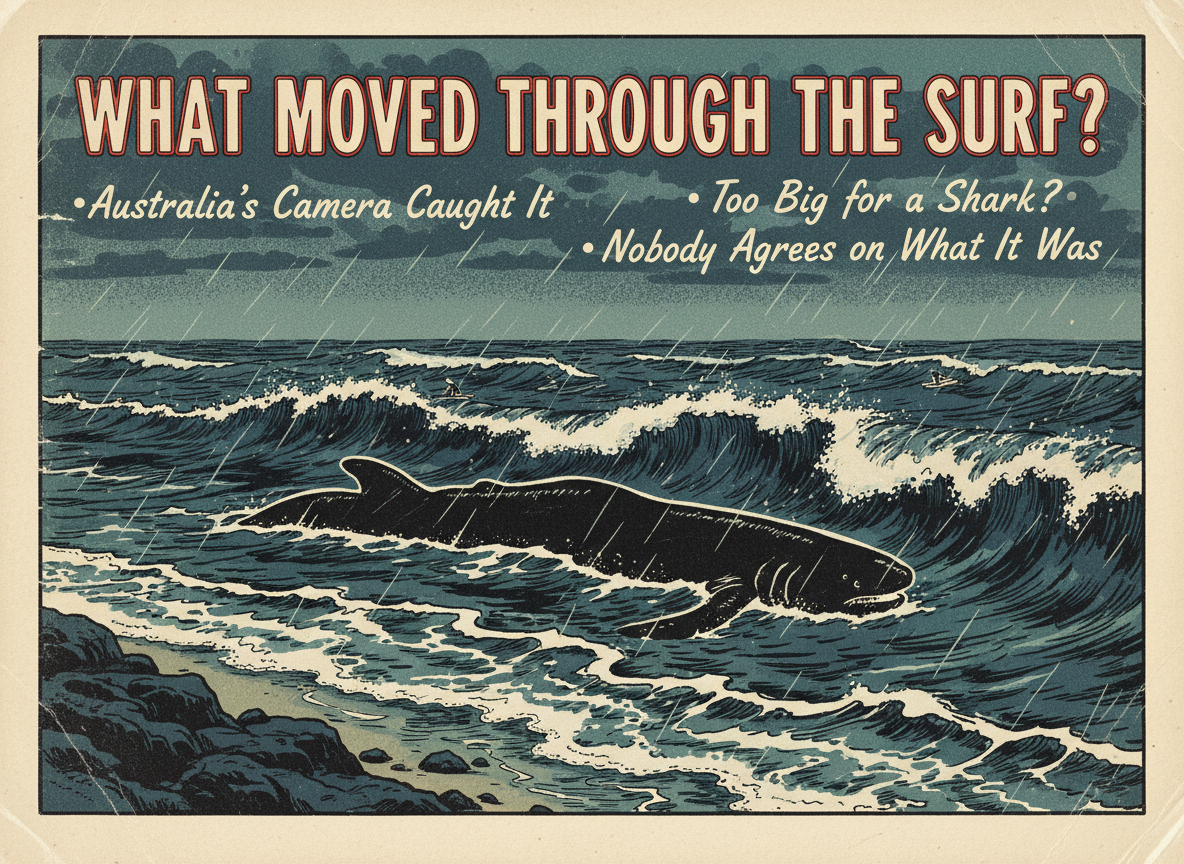 A Surf Cam in Western Australia Caught Something Large Moving Through the Water. Nobody Agrees on What It Is.