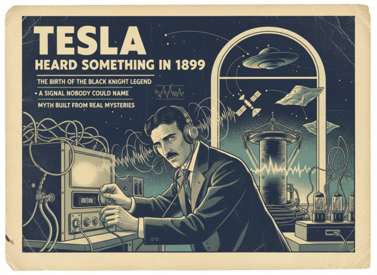 Nikola Tesla Heard Something in 1899 That He Couldn't Explain. 125 Years Later, It Is the Foundation of the Black Knight Satellite Theory.