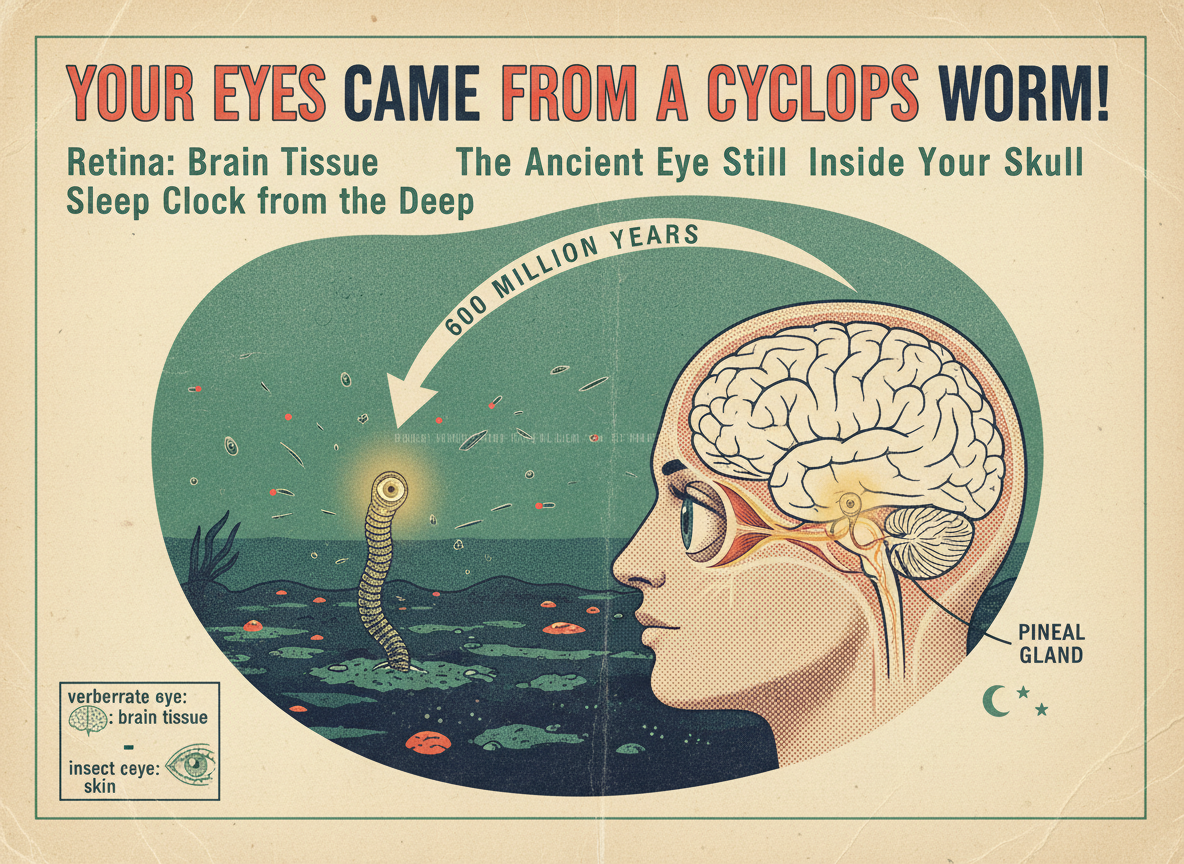Your Eyes Came From a One-Eyed Worm. Part of That Worm’s Eye Is Still in Your Head Right Now.