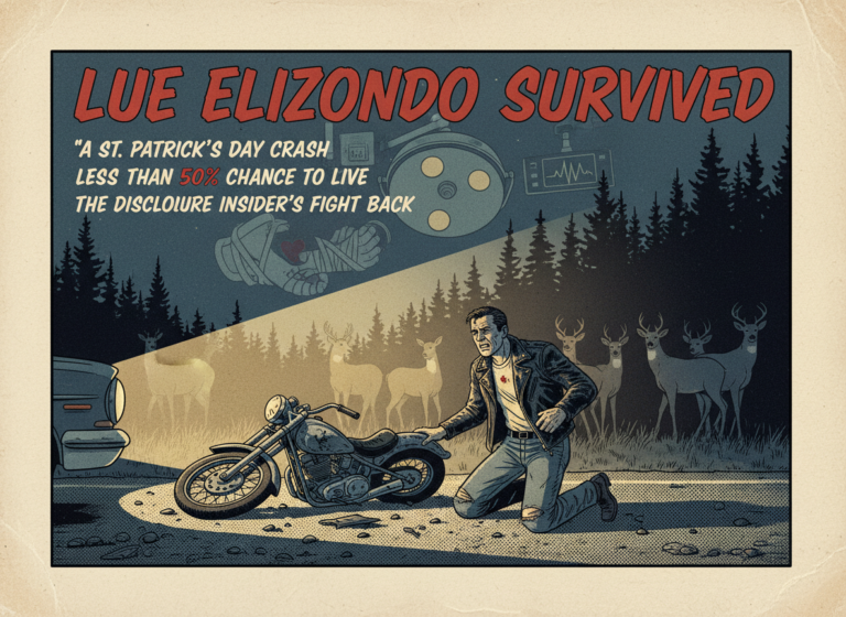 Luis Elizondo Survived a Near-Fatal Motorcycle Crash on St. Patrick's Day. He Had Less Than 50% Chance of Living.