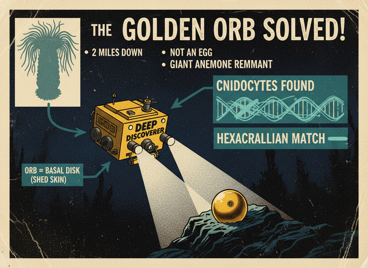 NOAA Found a Golden Orb Two Miles Down on the Ocean Floor in 2023. They Just Figured Out What It Was.