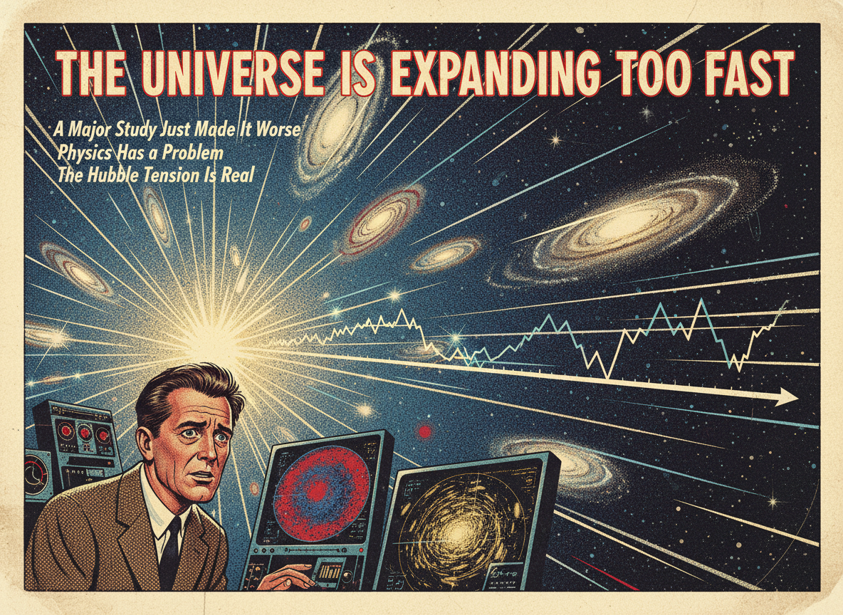 The Universe Is Expanding Faster Than Physics Says It Should Be. A Major New Study Just Made the Problem Worse.