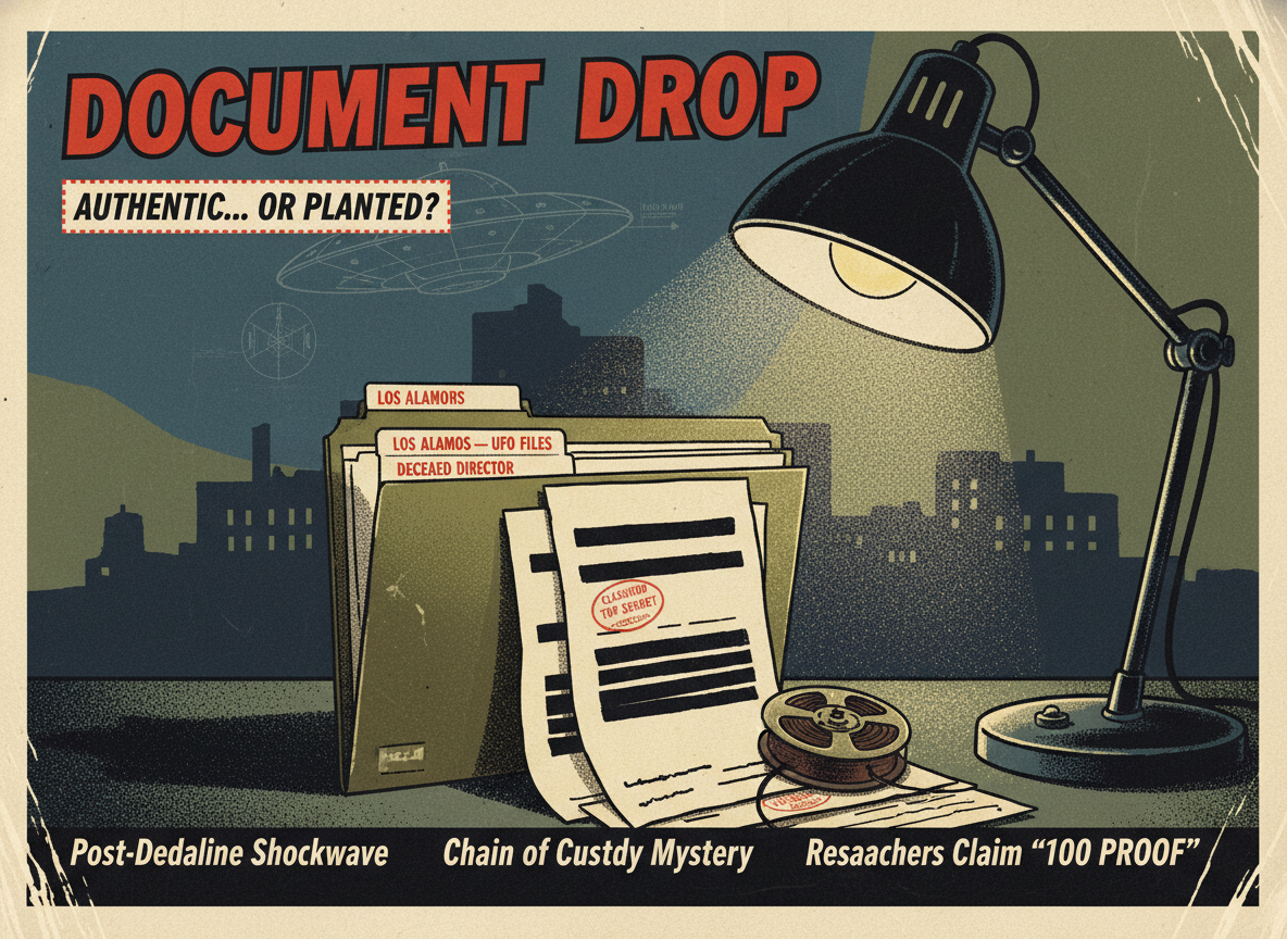 Dead Los Alamos Director’s Secret UFO Files Just Dropped. Researchers Say It’s 100-Proof Disclosure Evidence.