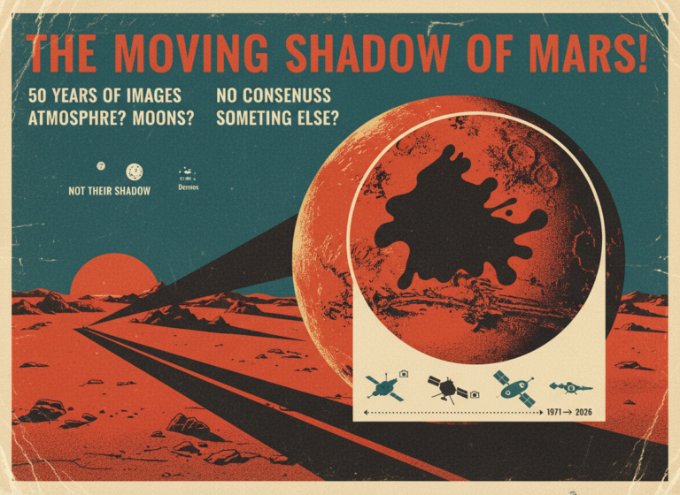 A Giant Shadow Has Been Moving Across Mars for 50 Years and Nobody Knows Why.