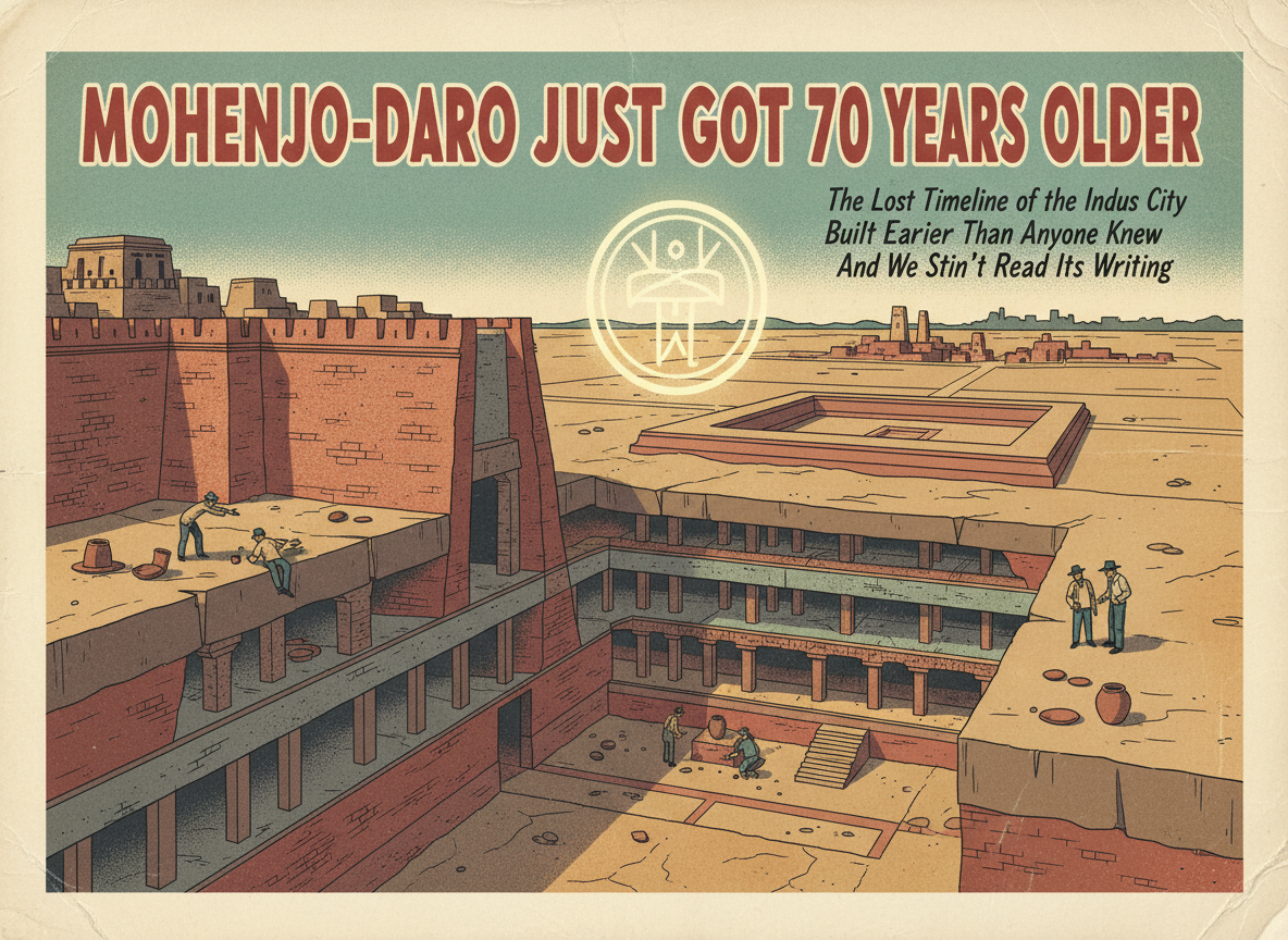 Mohenjo-Daro Is 700 Years Older Than We Thought. One of the Greatest Cities in Human History Just Rewrote Its Own Timeline.