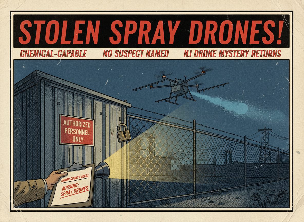 Chemical-Spraying Agricultural Drones Were Just Stolen in New Jersey. Nobody Is Saying Who Took Them.