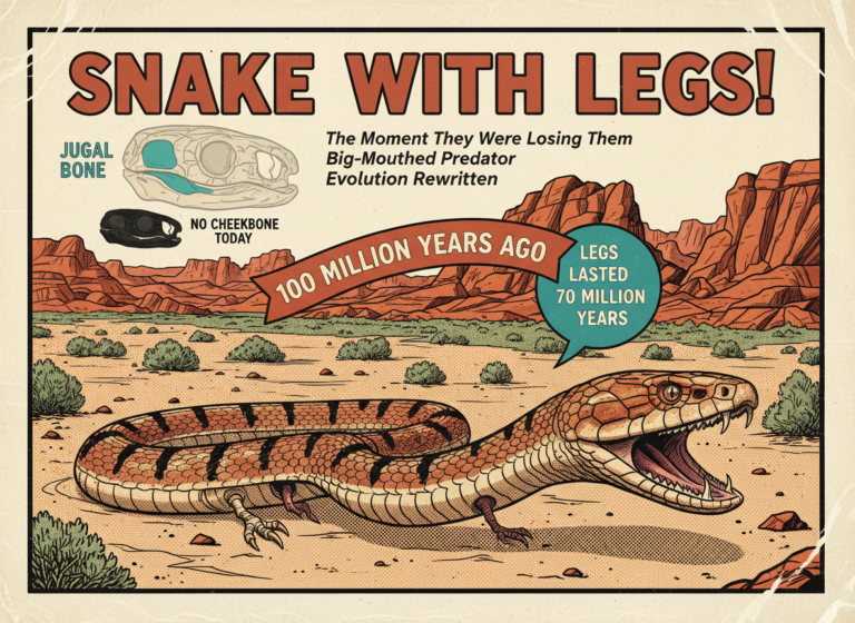 Snakes Had Legs for 70 Million Years. A New Fossil Reveals What They Looked Like at the Moment They Were Losing Them.