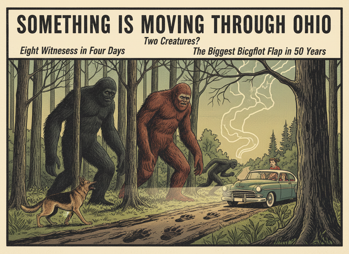 Something Is Moving Through Ohio: Eight Witnesses, Two Creatures, and the Biggest Bigfoot Flap in Fifty Years