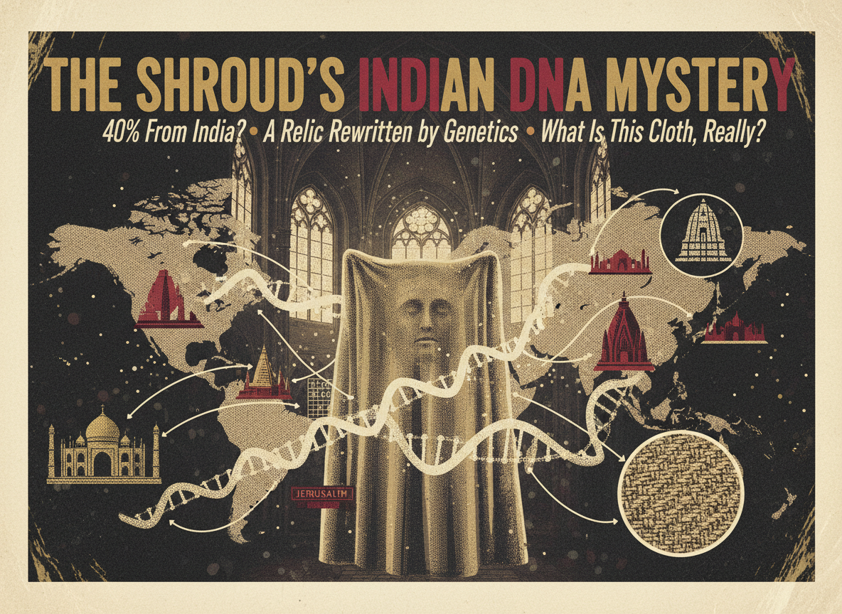 The Shroud of Turin Carries 40% Indian DNA, and Now Nobody Knows What It Is
