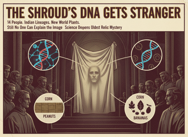 A DNA Study Just Found That the Turin Shroud Contains Genetic Material From at Least 14 People, Corn, Peanuts, and Bananas. It Still Cannot Explain the Image.