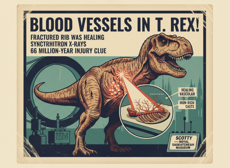 Scientists Found Preserved Blood Vessels Inside a T. Rex Fossil. The Dinosaur Had Been Hurt Before It Died.