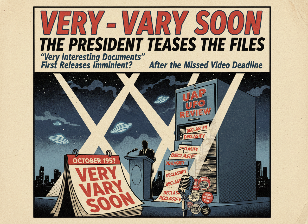 Trump Told a Phoenix Crowd He Found “Very Interesting” UFO Documents. The First Releases Are Coming “Very, Very Soon.”