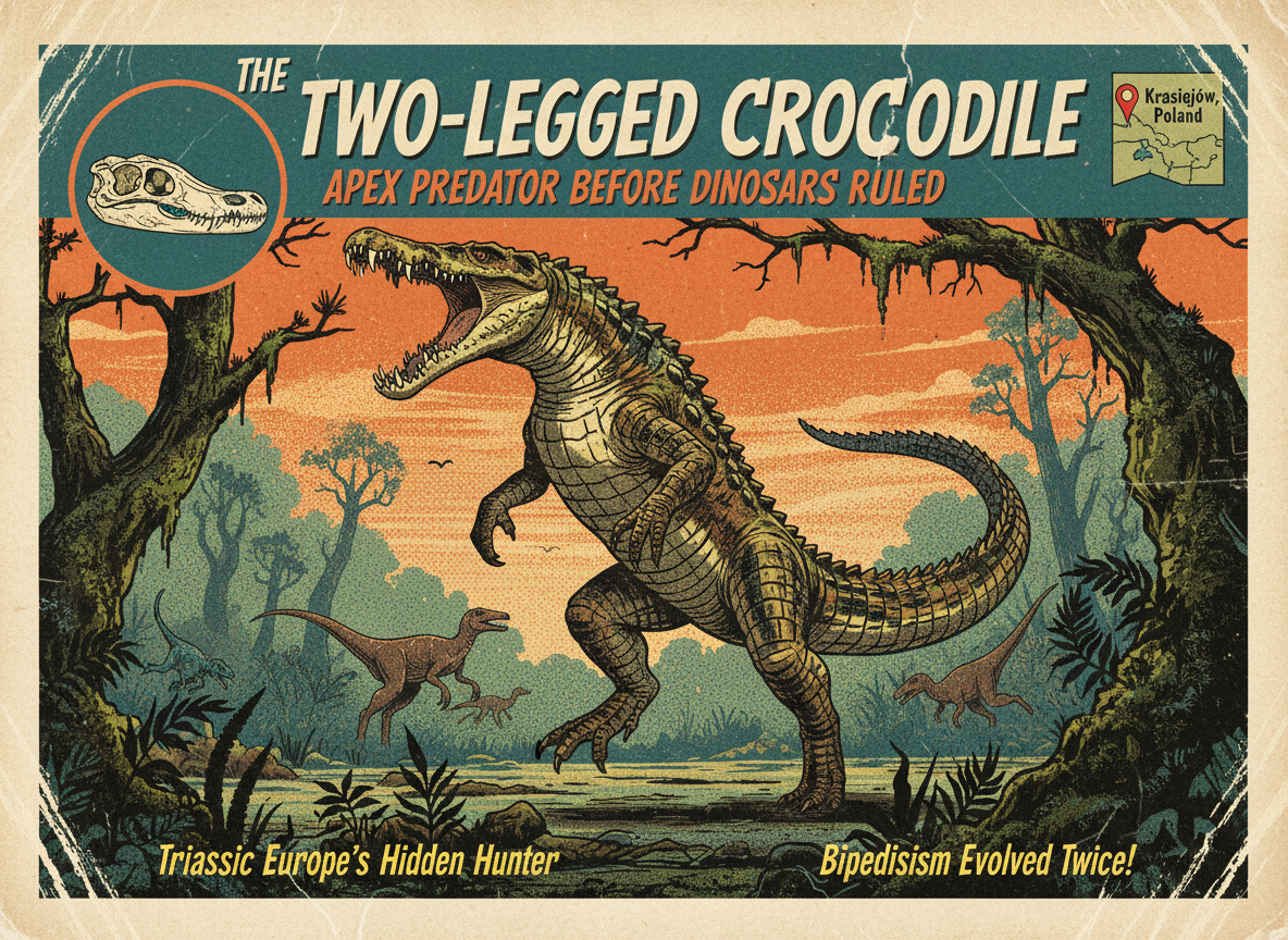 Scientists Found a Crocodile Relative That Walked on Two Legs. It Was the Apex Predator of Its Time, and Nobody Knew It Existed.