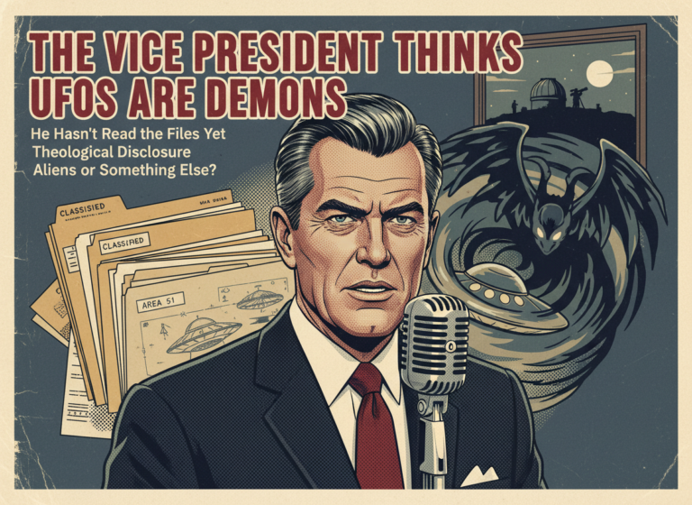 The Vice President of the United States Believes UFOs Are Demons. He Hasn't Read the Files Yet.