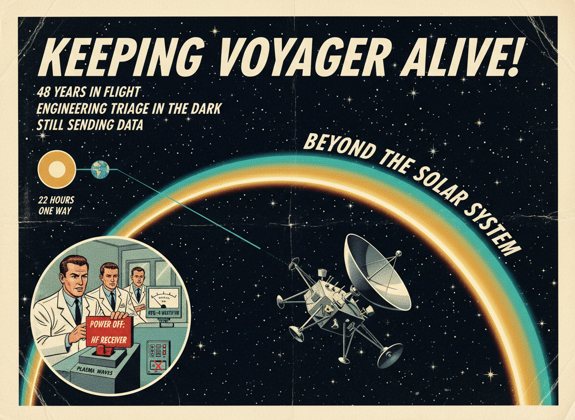 NASA Just Cut Power to Voyager 1 to Keep It Alive. It Has Been Flying for 48 Years and Is Still Sending Data From Beyond the Solar System.