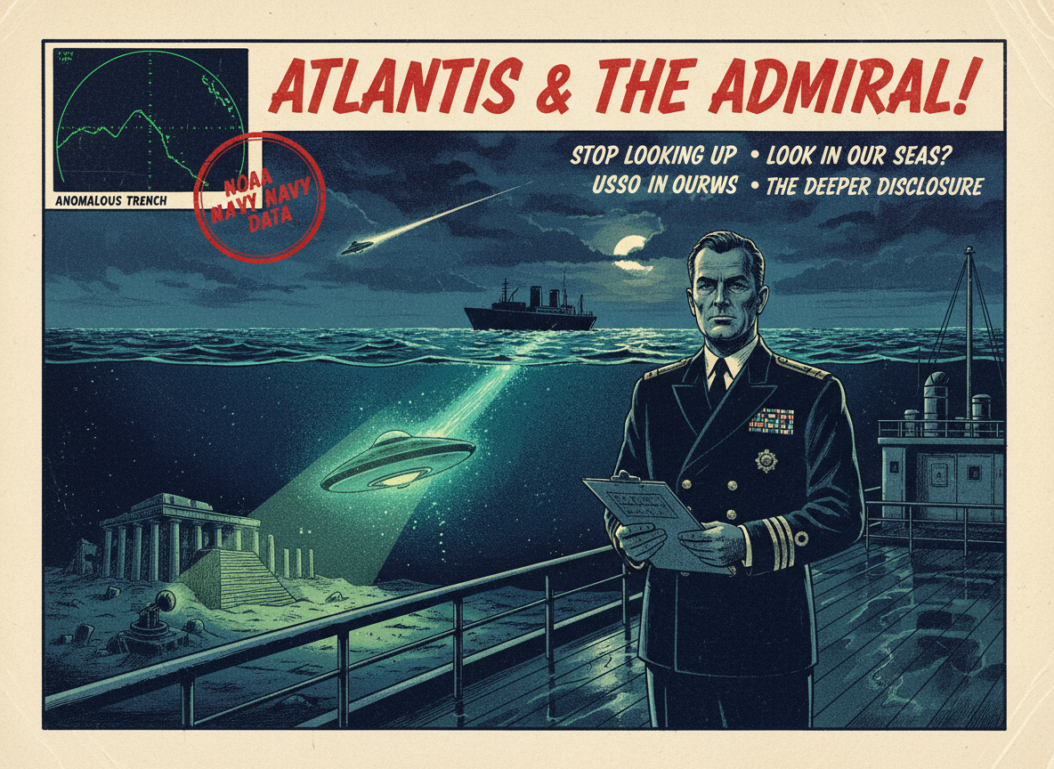 A Former Rear Admiral and NOAA Chief Believes Atlantis Was Real. He Also Thinks Aliens Are in Our Ocean. He Has the Credentials to Be Taken Seriously.