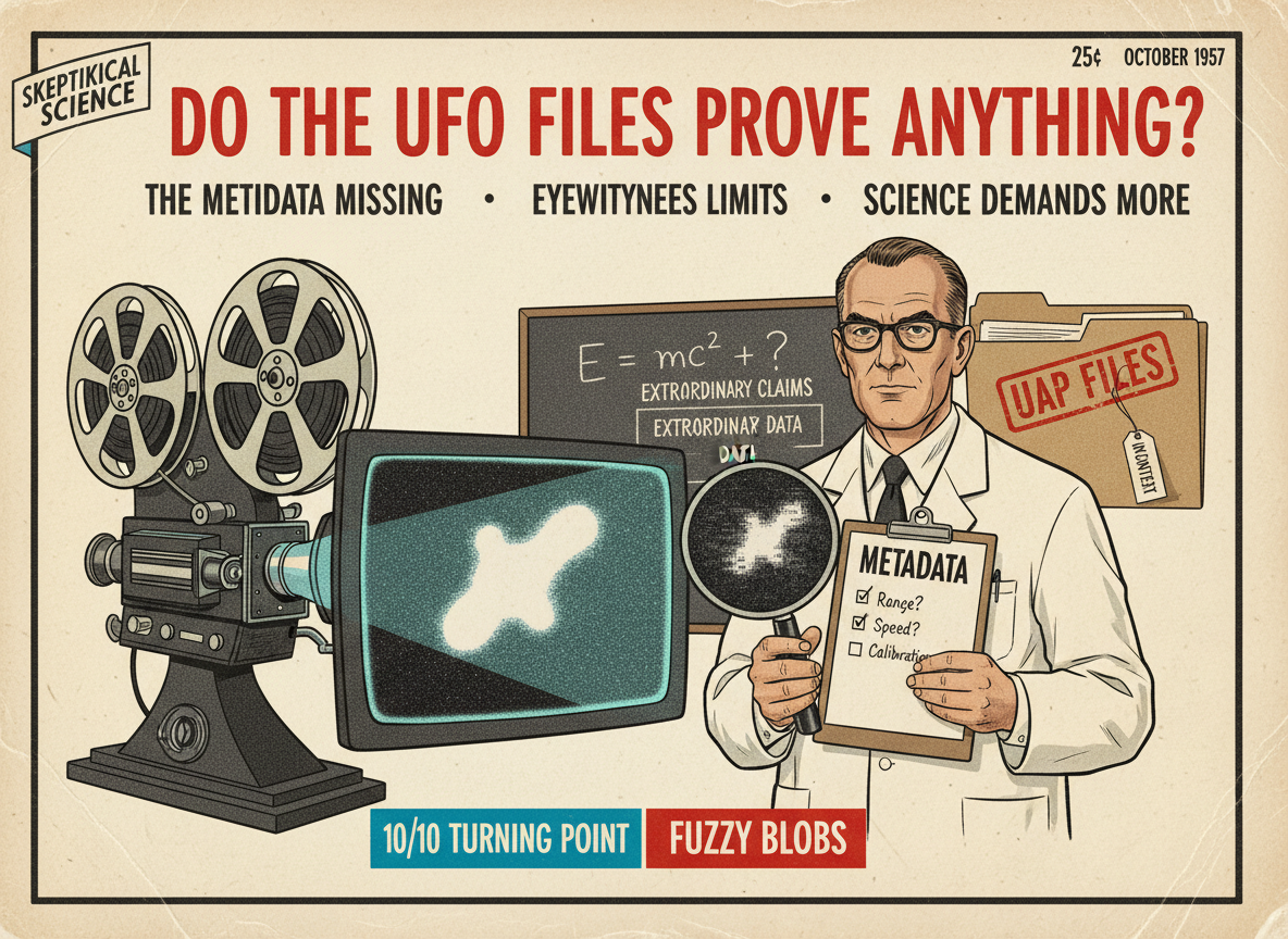 An Astrophysicist Reviewed the Pentagon’s UFO Files. He Called Them “Just More Fuzzy Blob Videos.” Here Is What He Actually Saw.