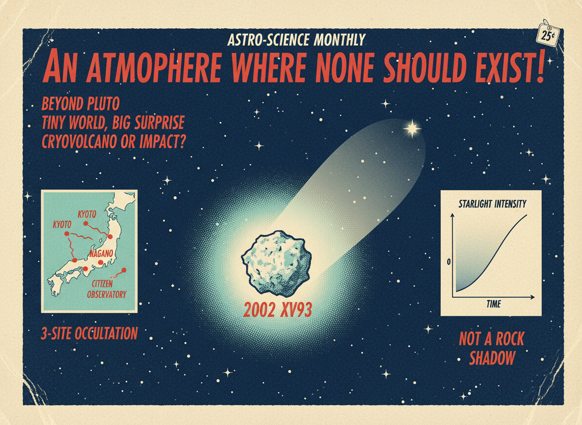 Astronomers Found an Atmosphere on a World So Small It Should Not Have One. It Changed the Rules.