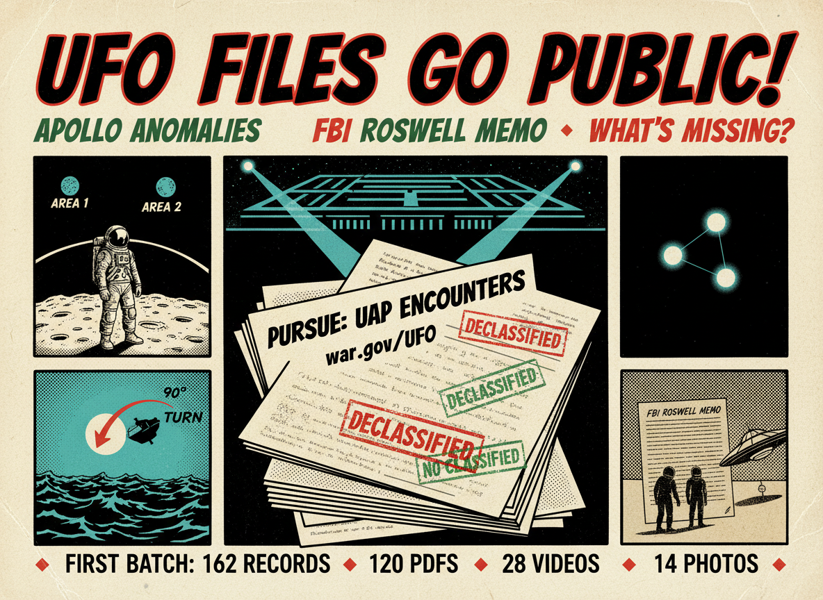 The US Government Just Put Its UFO Files Online. Here Is Exactly What’s In the First Batch.