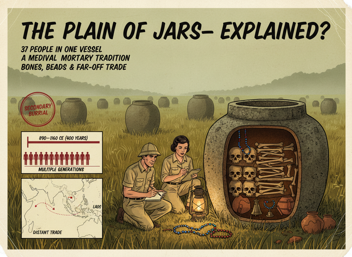 A Stone Jar in Laos Held the Bones of 37 People Across 400 Years. It May Finally Explain What the Plain of Jars Was For.