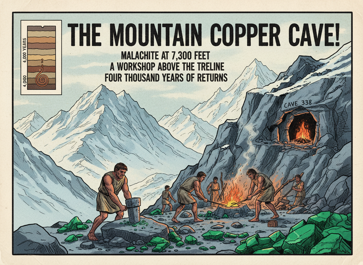 A High-Altitude Cave in the Pyrenees Was a Copper Workshop for 4,000 Years. Nobody Knew It Was Up There.