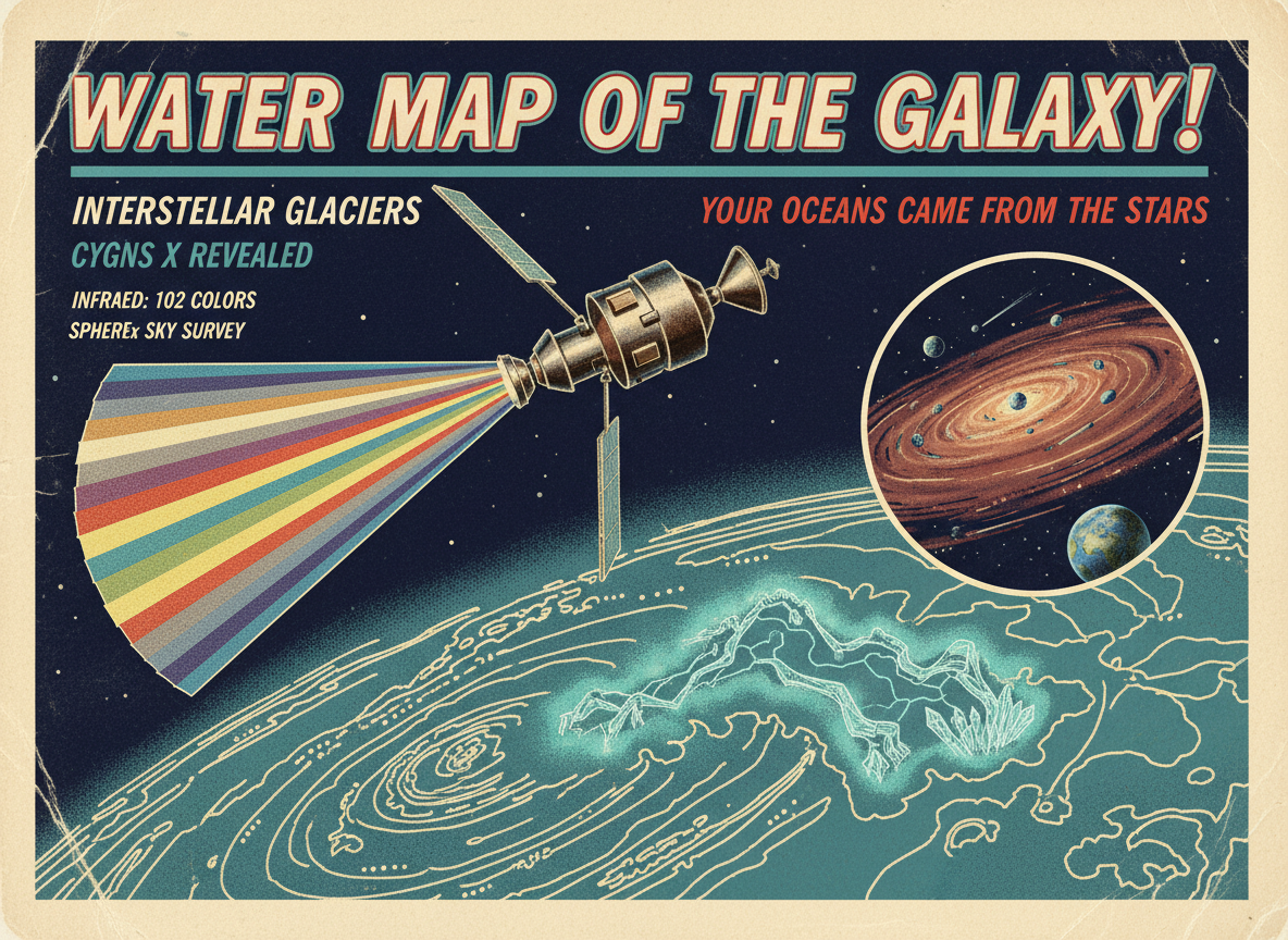 NASA Has Mapped the Water in the Galaxy. The Ocean Beneath Your Feet Came From Out There.