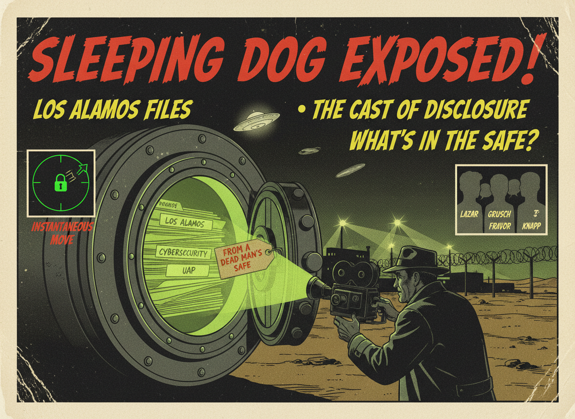 Sleeping Dog Is Out Today. It Contains Los Alamos Files From a Dead Man’s Safe. Here Is What the Film Claims.