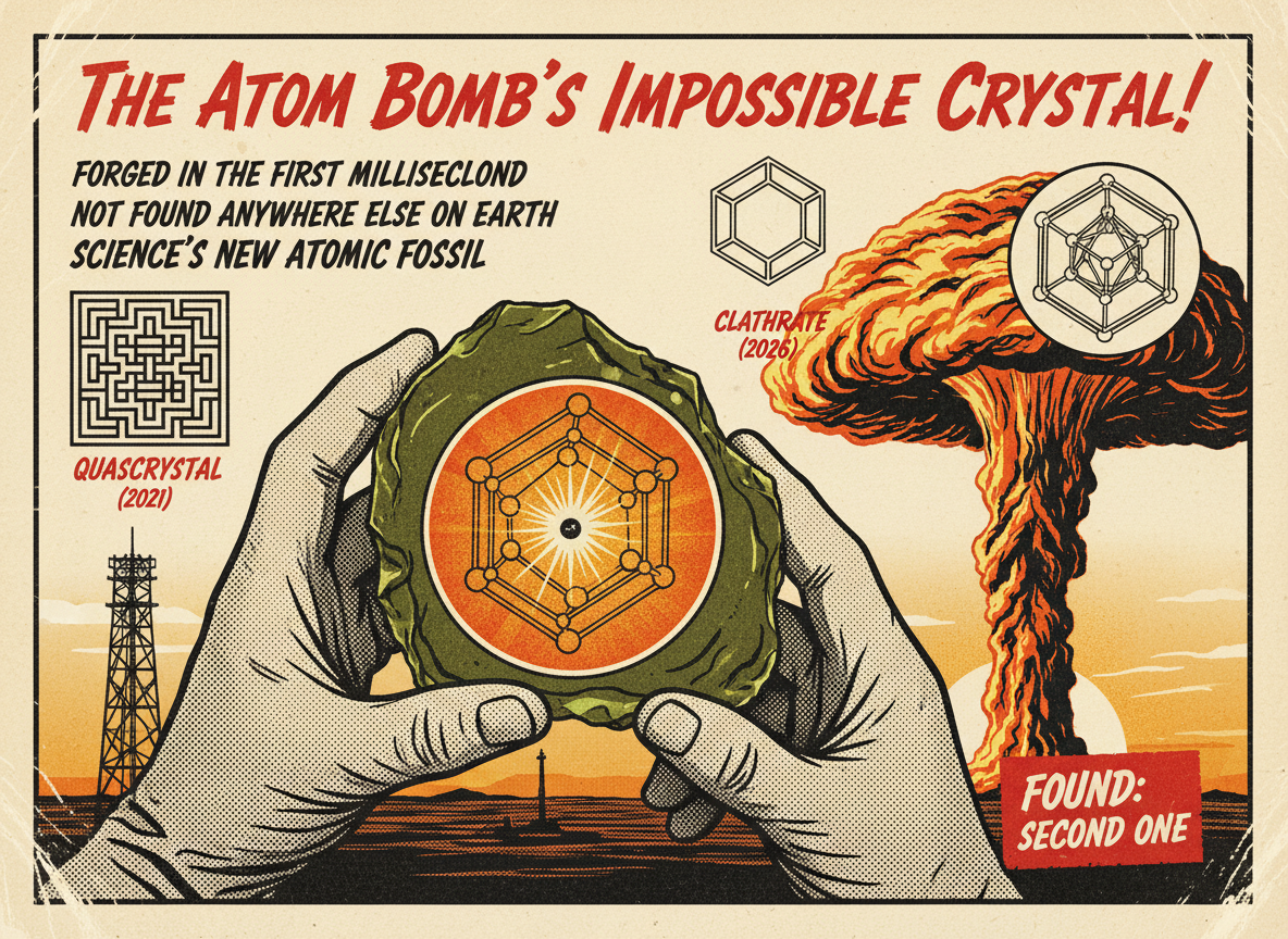 The First Nuclear Bomb Forged a Crystal That Doesn’t Exist Anywhere Else on Earth. Scientists Just Found a Second One.
