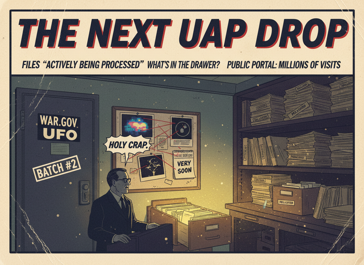The Second Batch of UAP Files Is Coming “Very Soon.” Burchett Says What’s in It Will Make People Say “Holy Crap.”